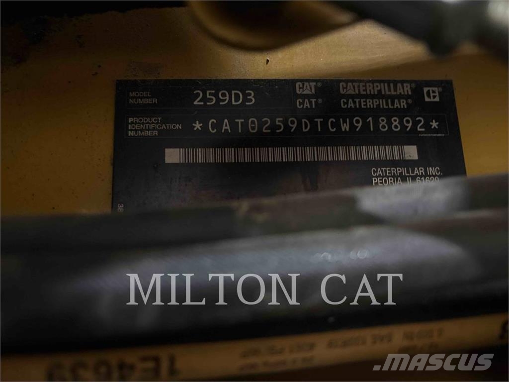CAT 259D3 Lánctalpas homlokrakodók