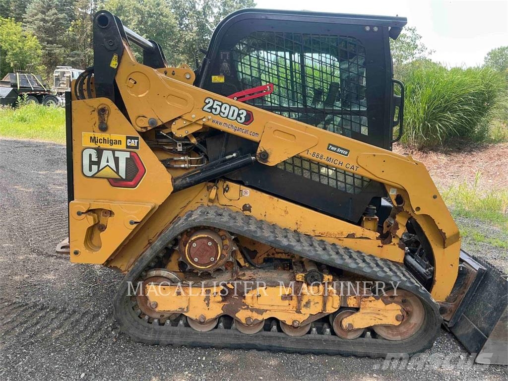 CAT 259D3 AQB Lánctalpas homlokrakodók