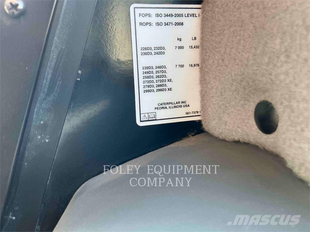 CAT 259D3HF2CA Φορτωτάκια