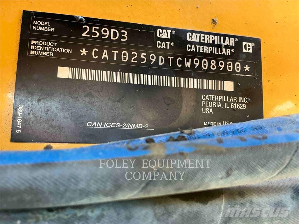 CAT 259D3HF2CA Φορτωτάκια