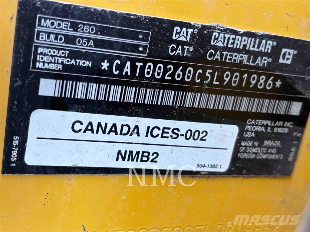 CAT 260-05 Skid steer mini nakladalci