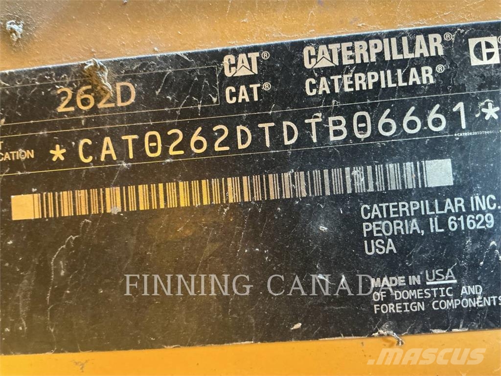 CAT 262D Lietoti riteņu kompaktiekrāvēji