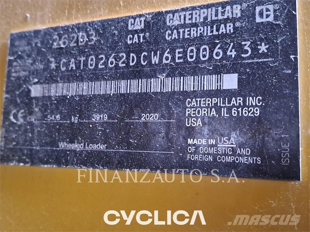 CAT 262D3 Lietoti riteņu kompaktiekrāvēji