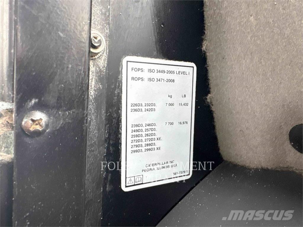 CAT 262D3XPS2C Minicargadoras
