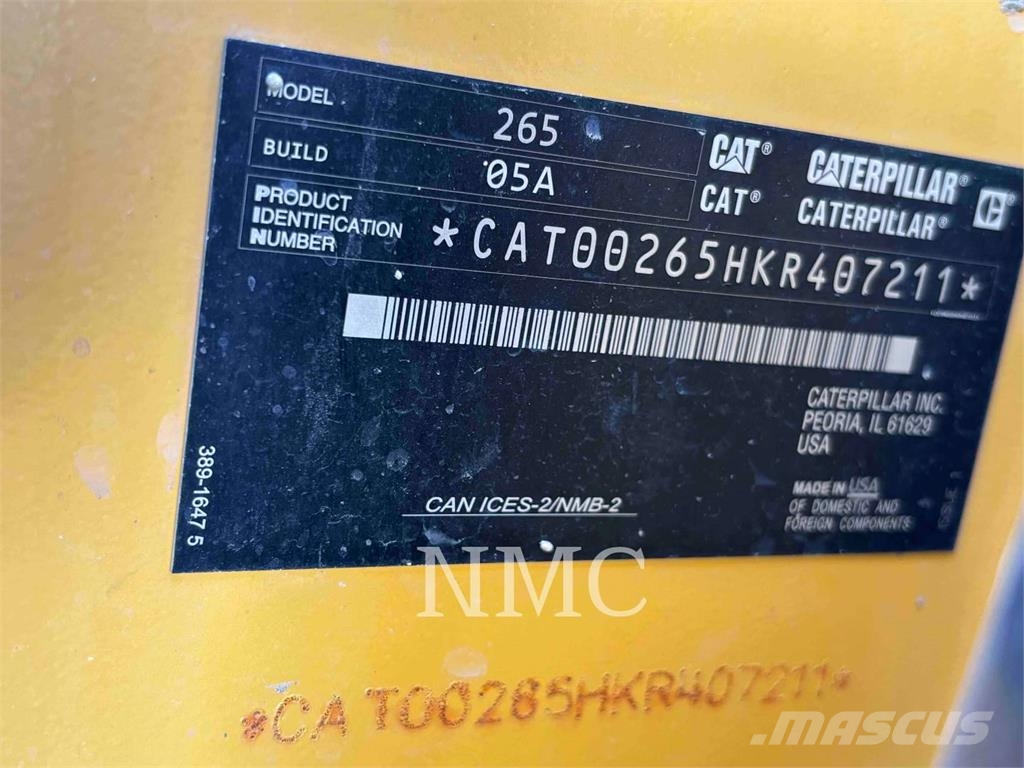 CAT 265 Vikšriniai krautuvai