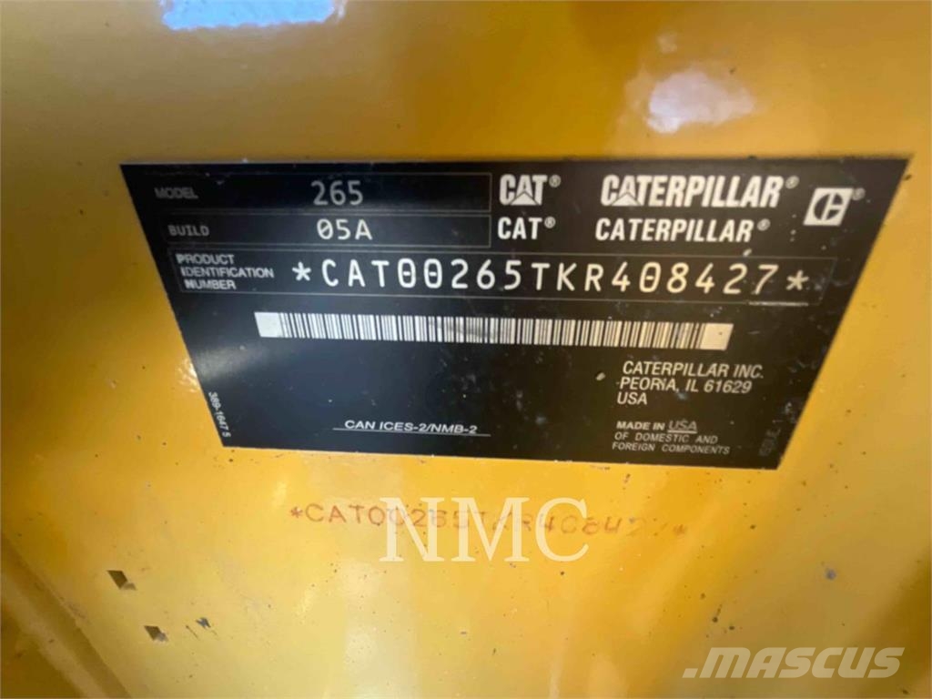 CAT 265 Pale cingolate