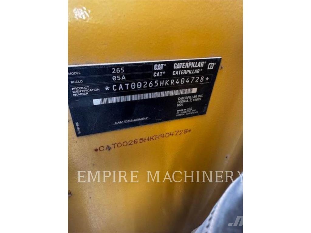 CAT 265-5 CA لوادر انزلاقية التوجيه