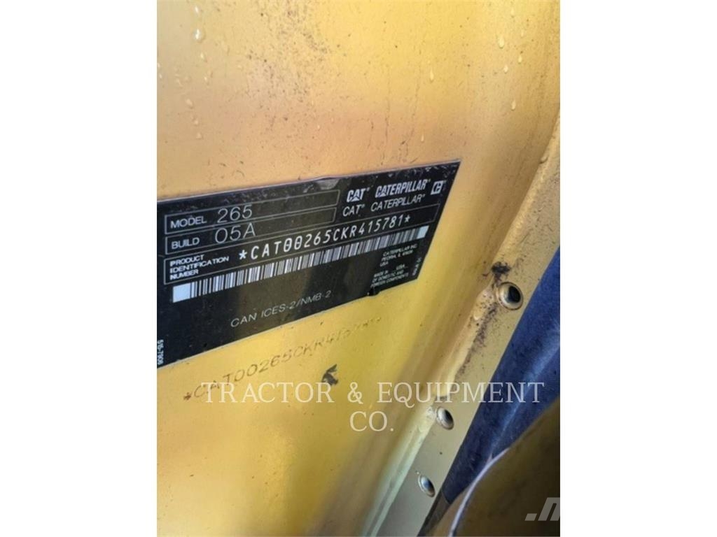 CAT 265 DCA6 滑移轉向裝載機