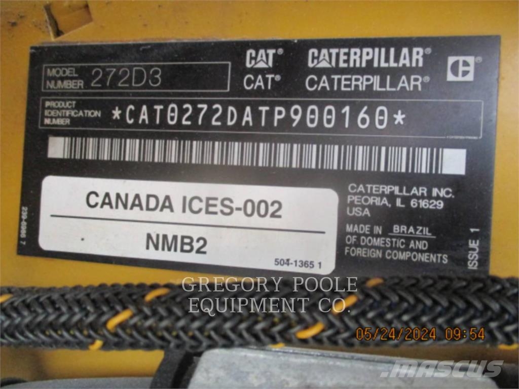 CAT 272D3 Skid steer loaders