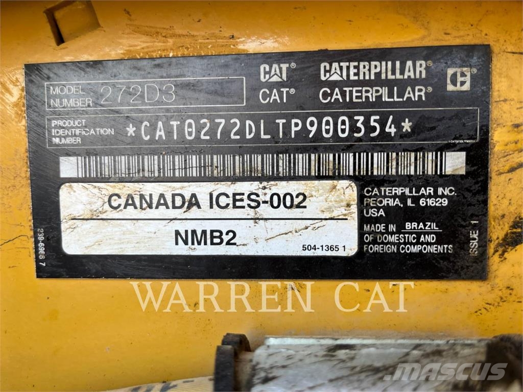 CAT 272D3 C3H1 لوادر انزلاقية التوجيه