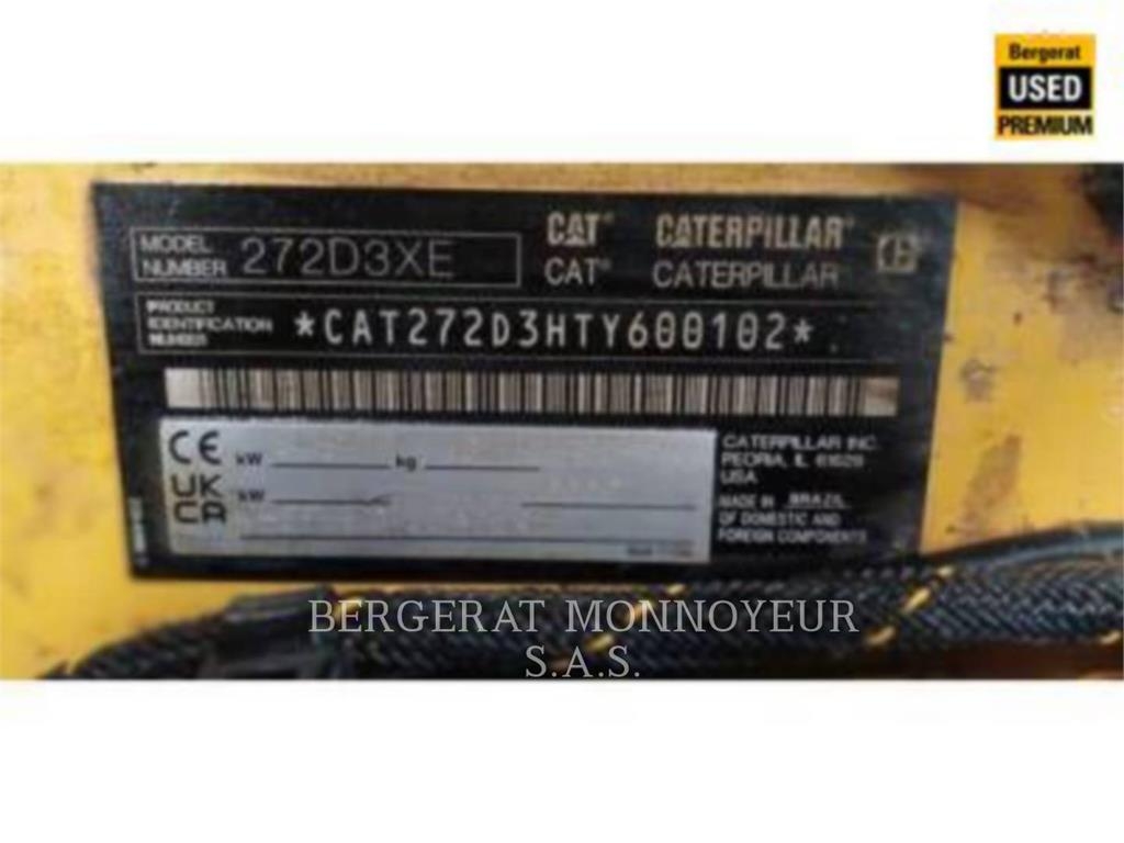 CAT 272D3 XE Chargeuse compacte