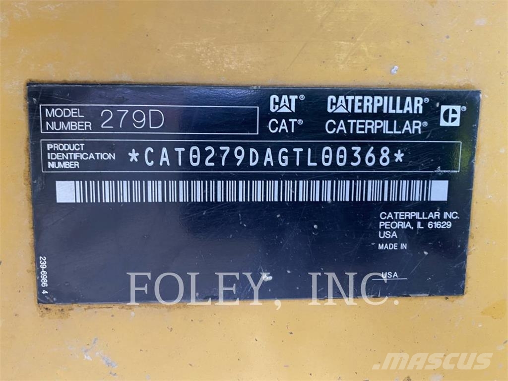 CAT 279D Φορτωτές με ερπύστριες