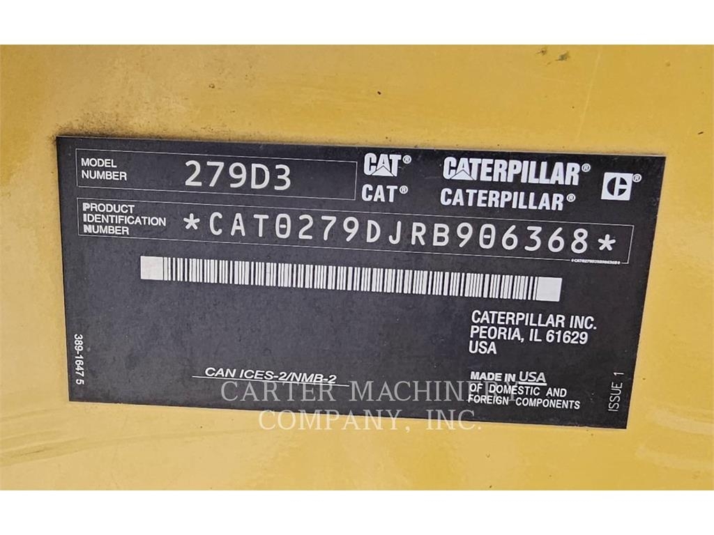 CAT 279D3 Skid steer loaders