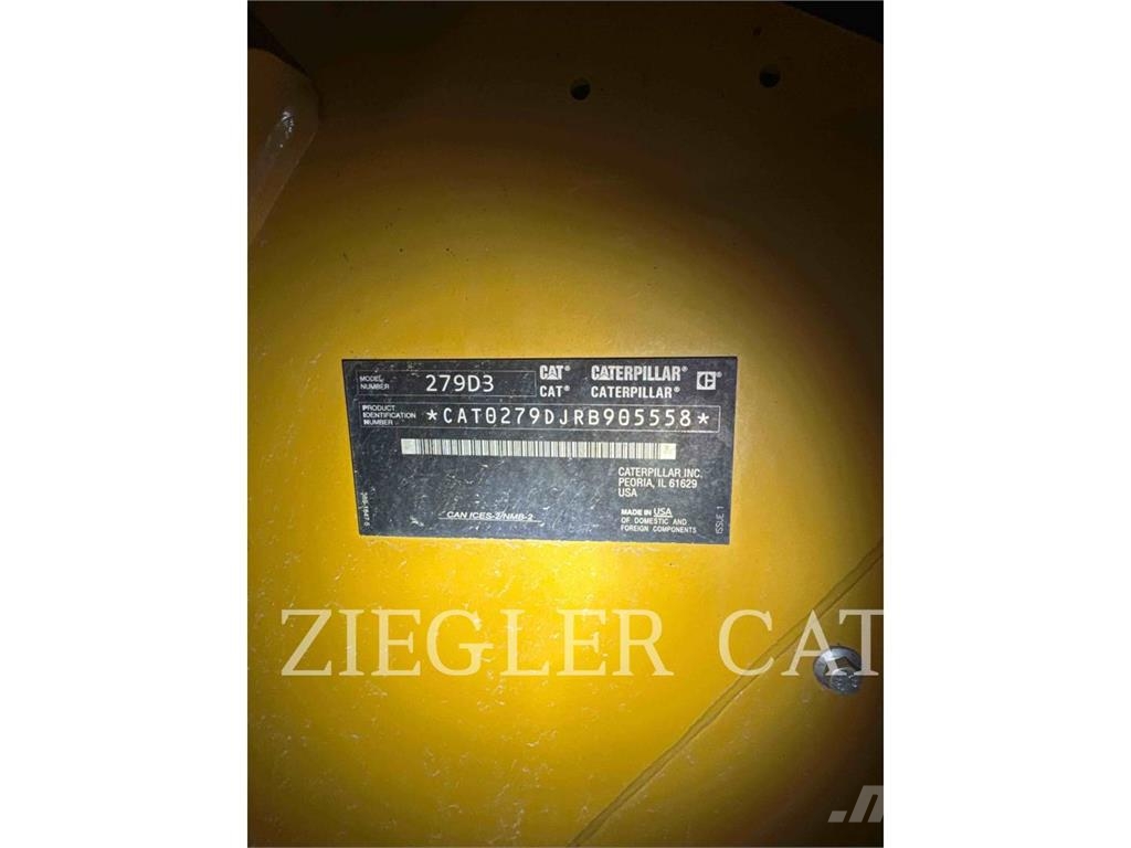 CAT 279D3 Lánctalpas homlokrakodók