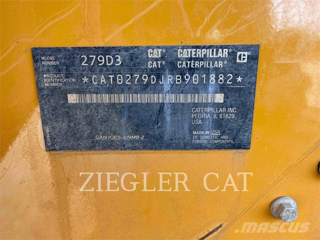 CAT 279D3 Lánctalpas homlokrakodók