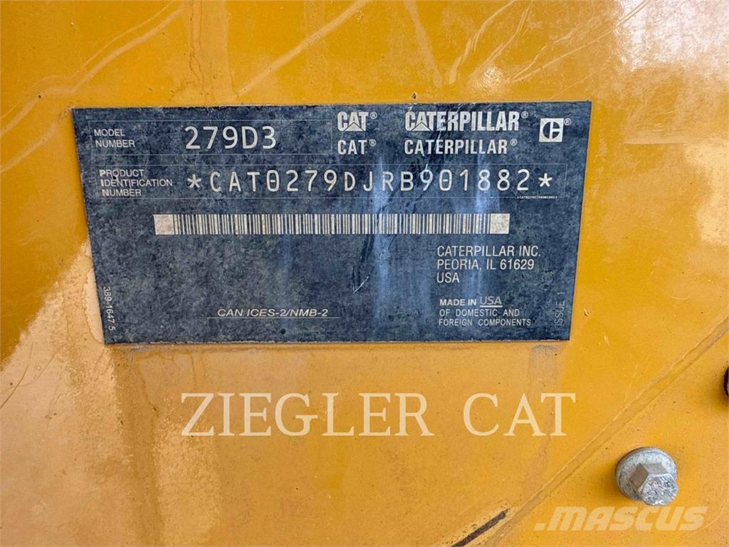 CAT 279D3 Lánctalpas homlokrakodók