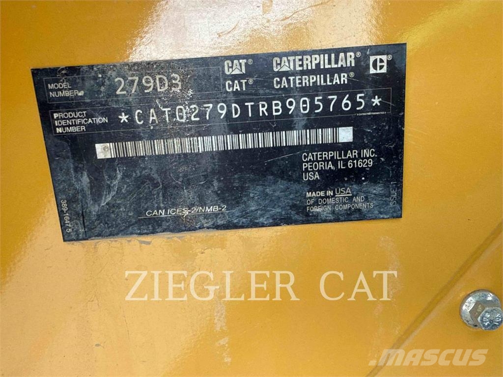 CAT 279D3 Cargadoras sobre orugas