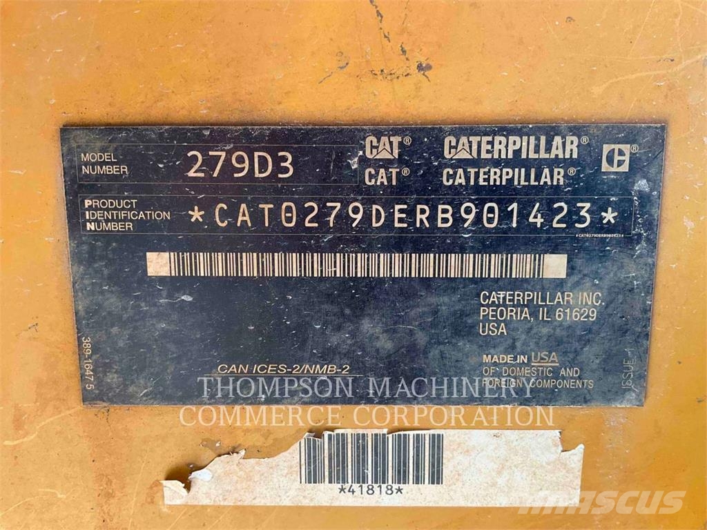 CAT 279D3 لوادر زحافة