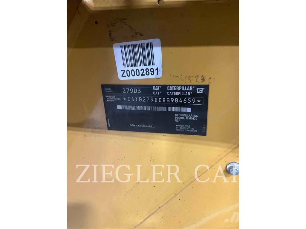 CAT 279D3 Φορτωτές με ερπύστριες