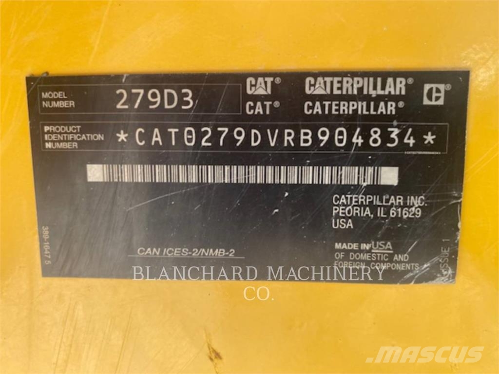 CAT 279D3 لوادر زحافة