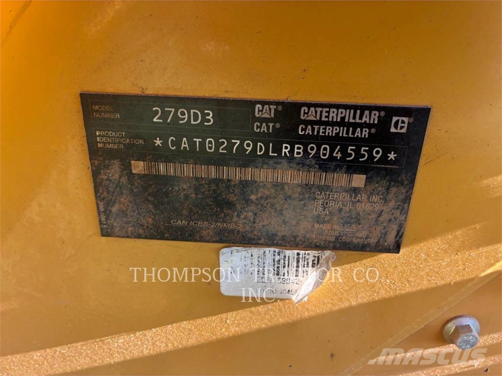 CAT 279D3 Pale cingolate