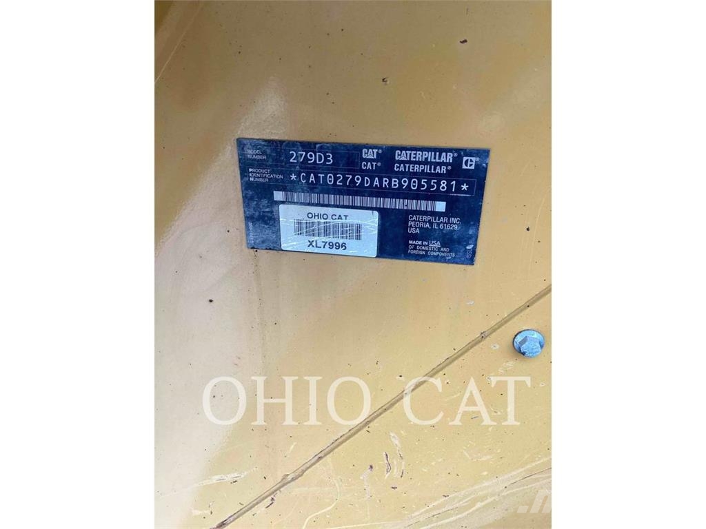CAT 279D3 C3H2 Lánctalpas homlokrakodók