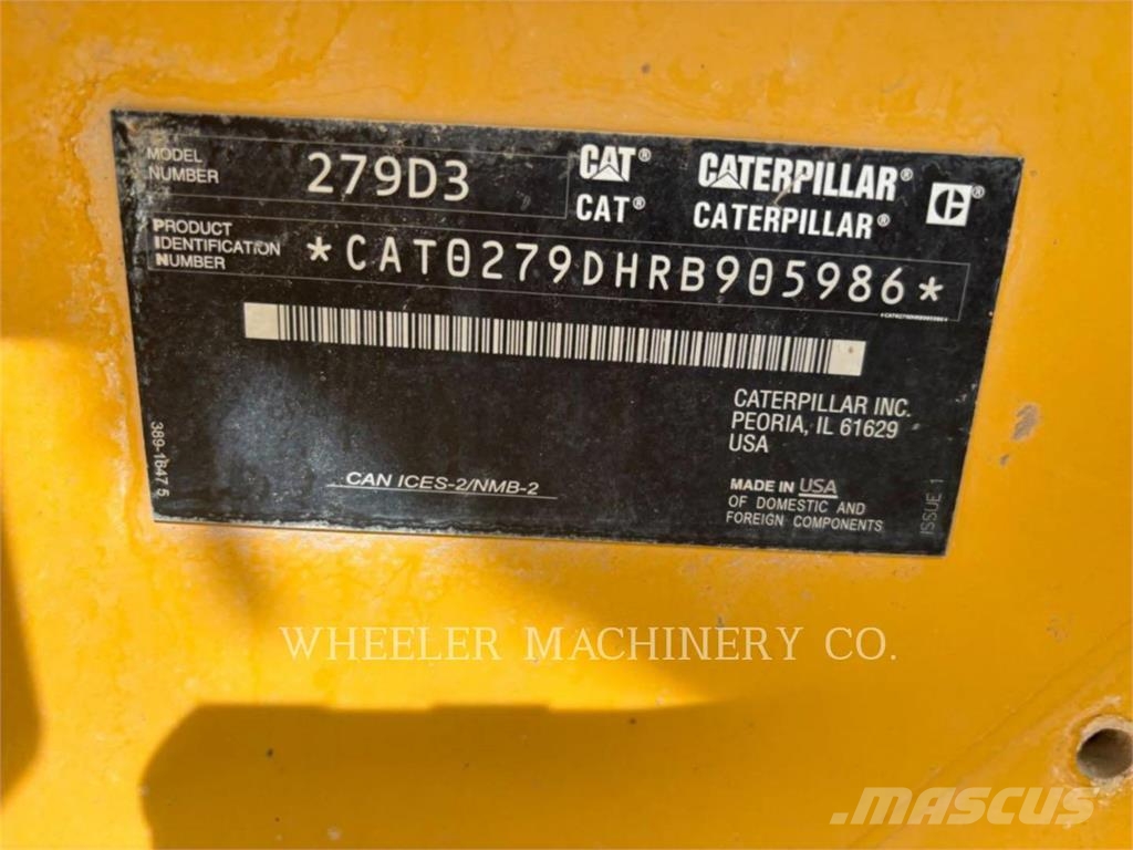 CAT 279D3 C3H2 Rupsladers