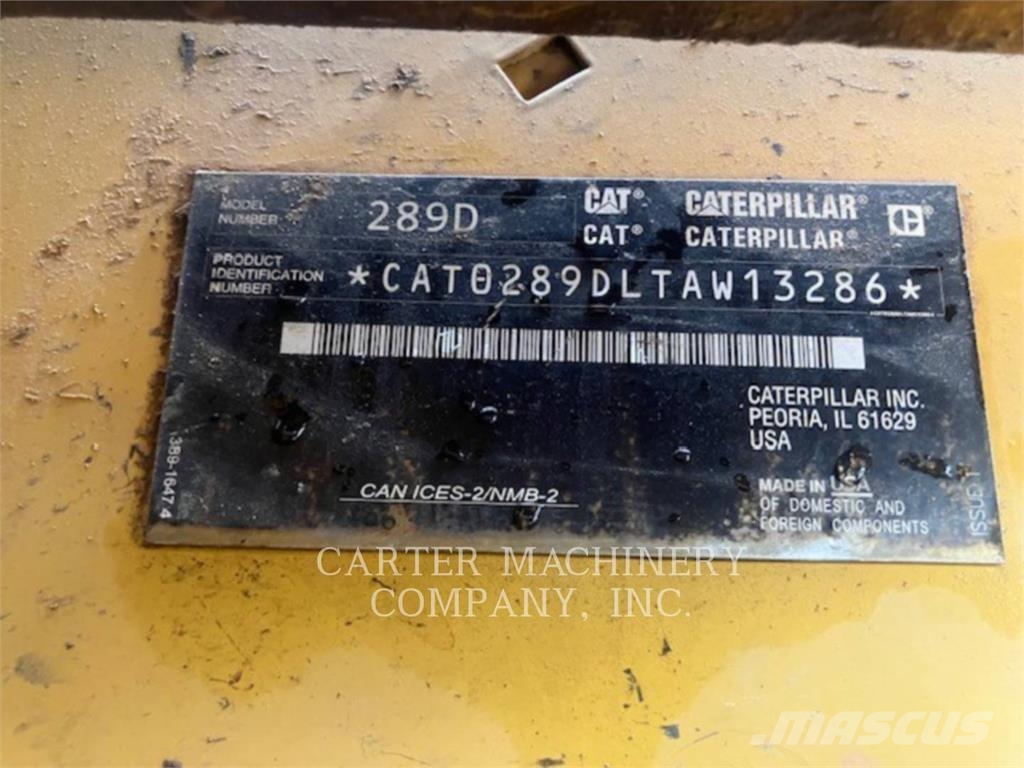 CAT 289D Φορτωτάκια