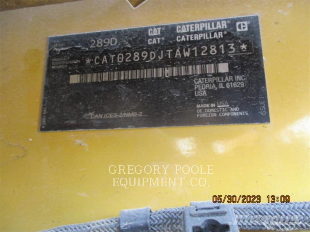 CAT 289D Larvebåndslæssere