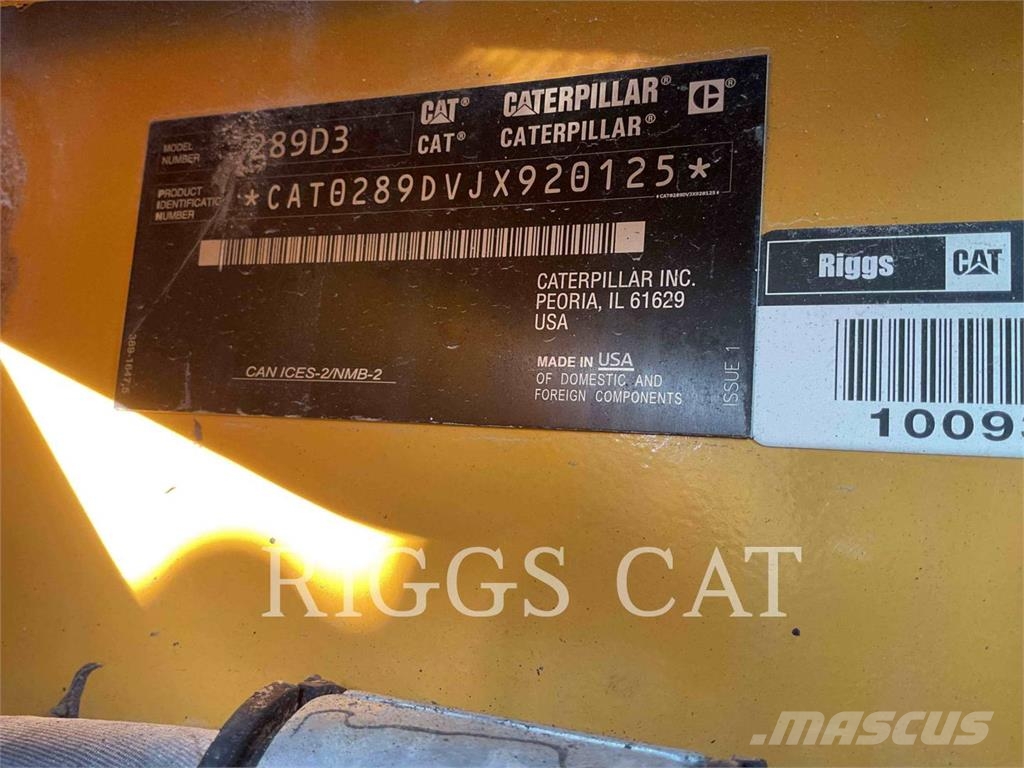 CAT 289D3 Skid steer mini nakladalci
