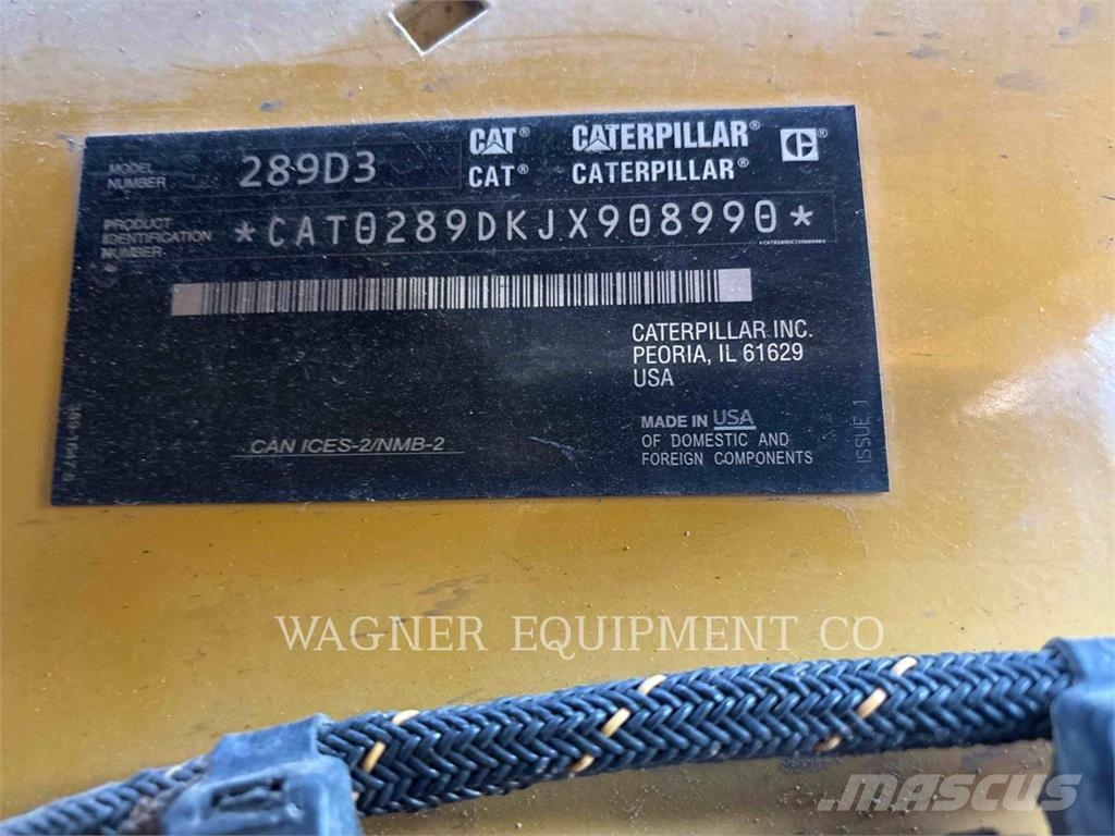 CAT 289D3 Φορτωτές με ερπύστριες