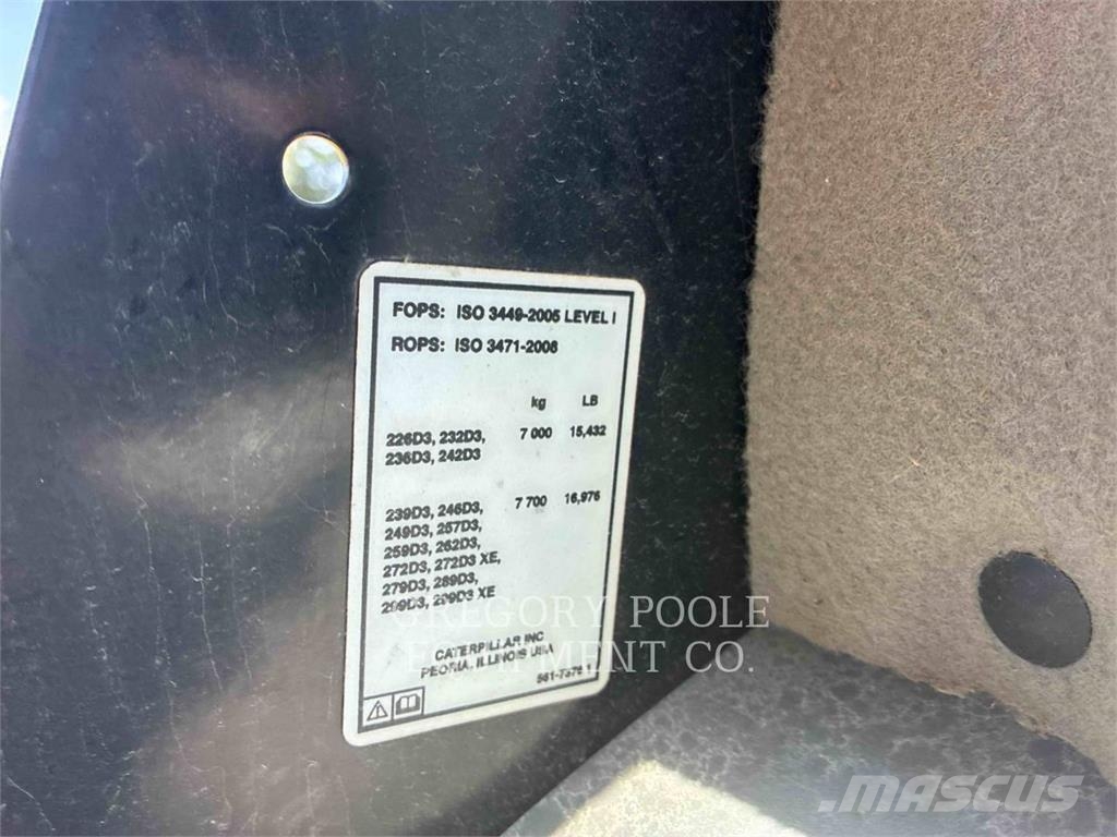 CAT 289D3 Φορτωτές με ερπύστριες