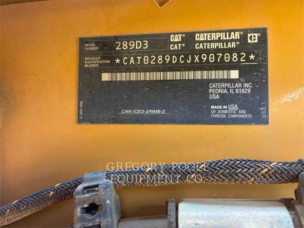CAT 289D3 Φορτωτές με ερπύστριες