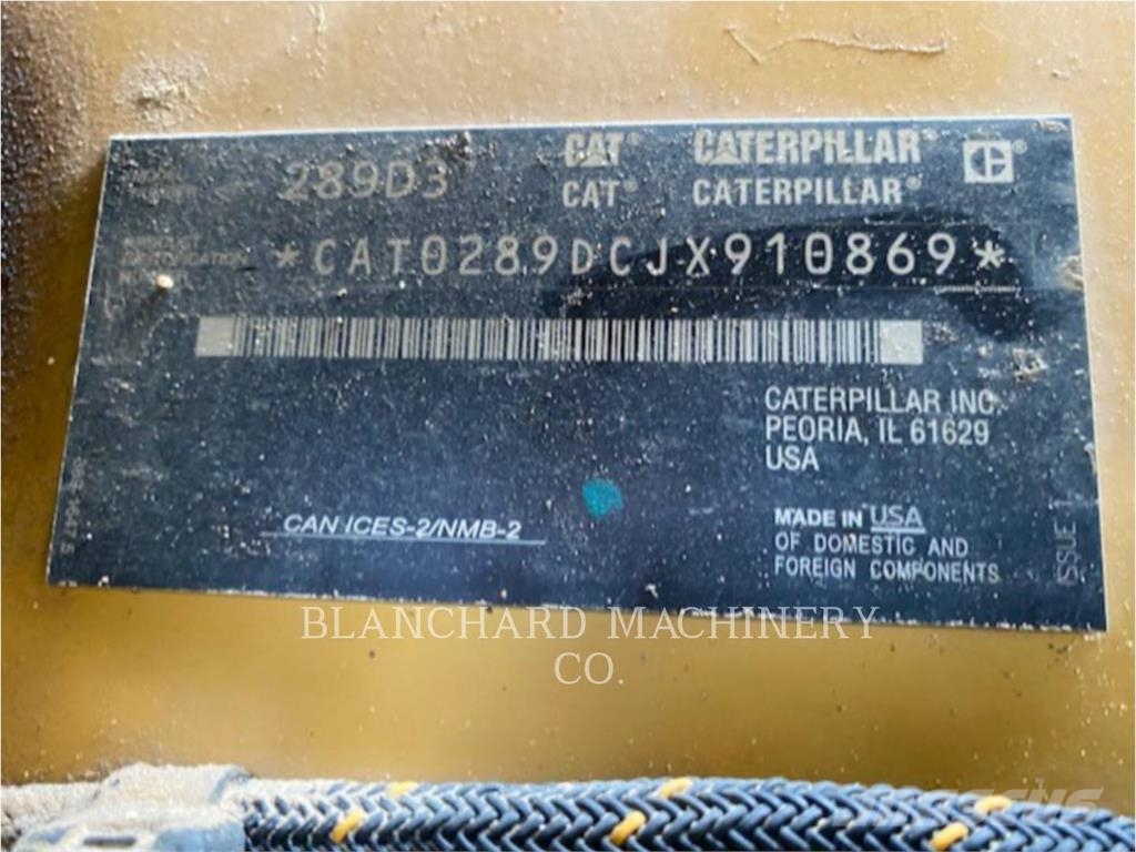 CAT 289D3 Гусеничні вантажники