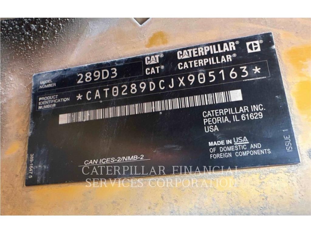 CAT 289D3 Crawler FEL's