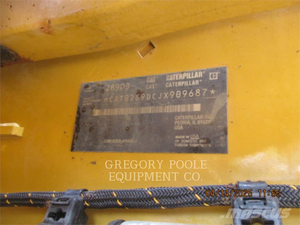 CAT 289D3 Larvebåndslæssere