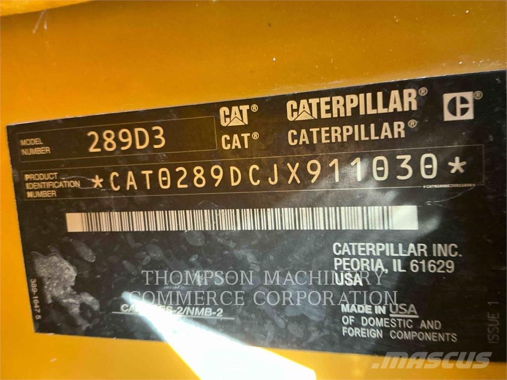 CAT 289D3 Laderaupen