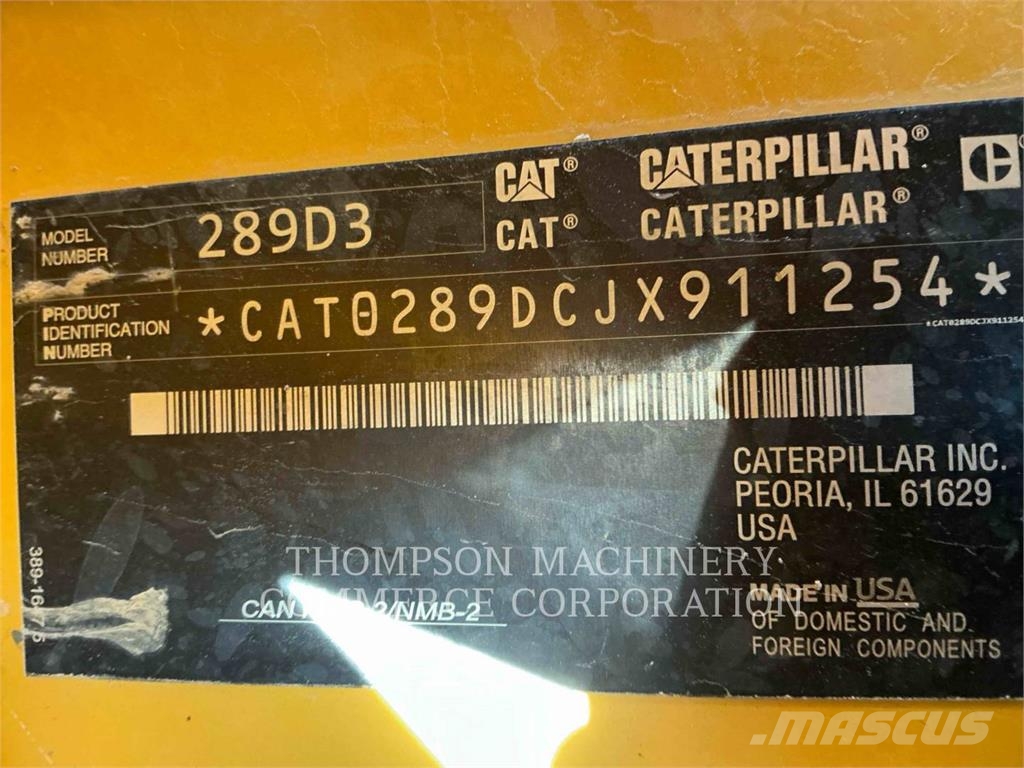 CAT 289D3 Laderaupen