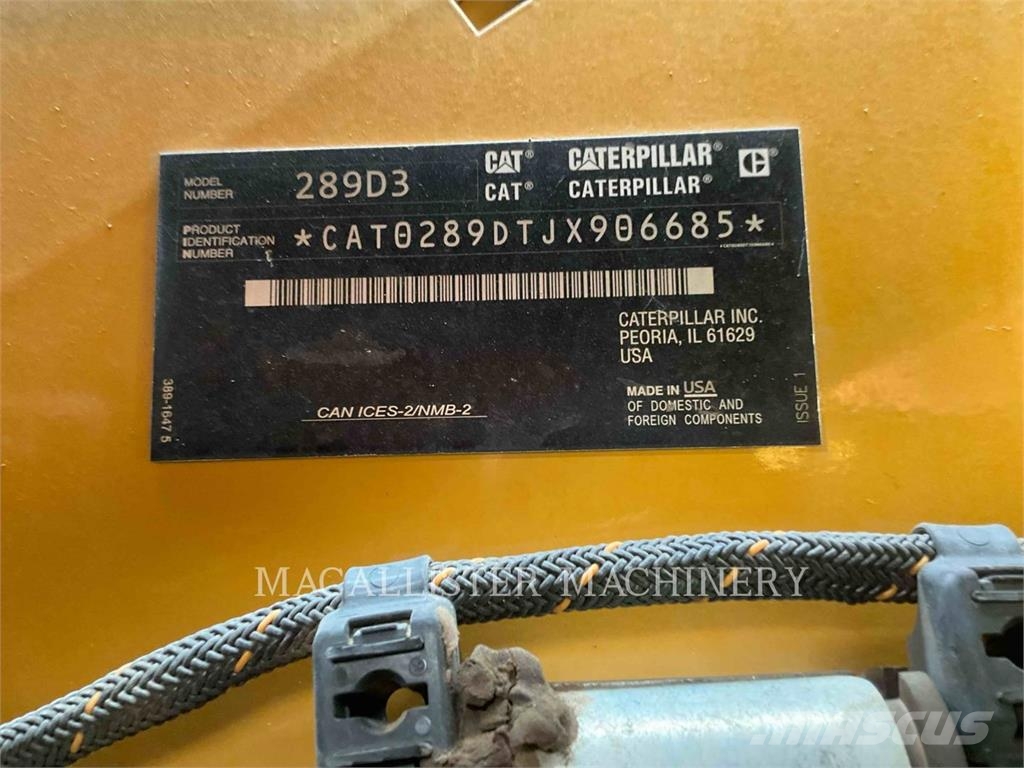 CAT 289D3 Nakladalci goseničarji