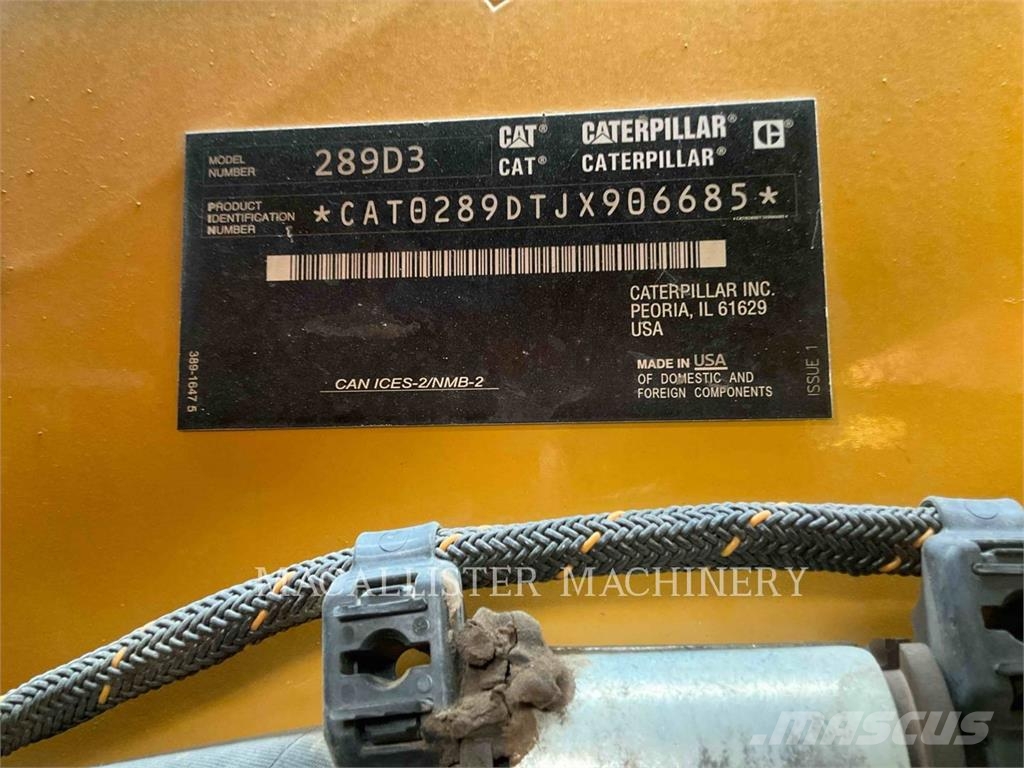 CAT 289D3 Nakladalci goseničarji