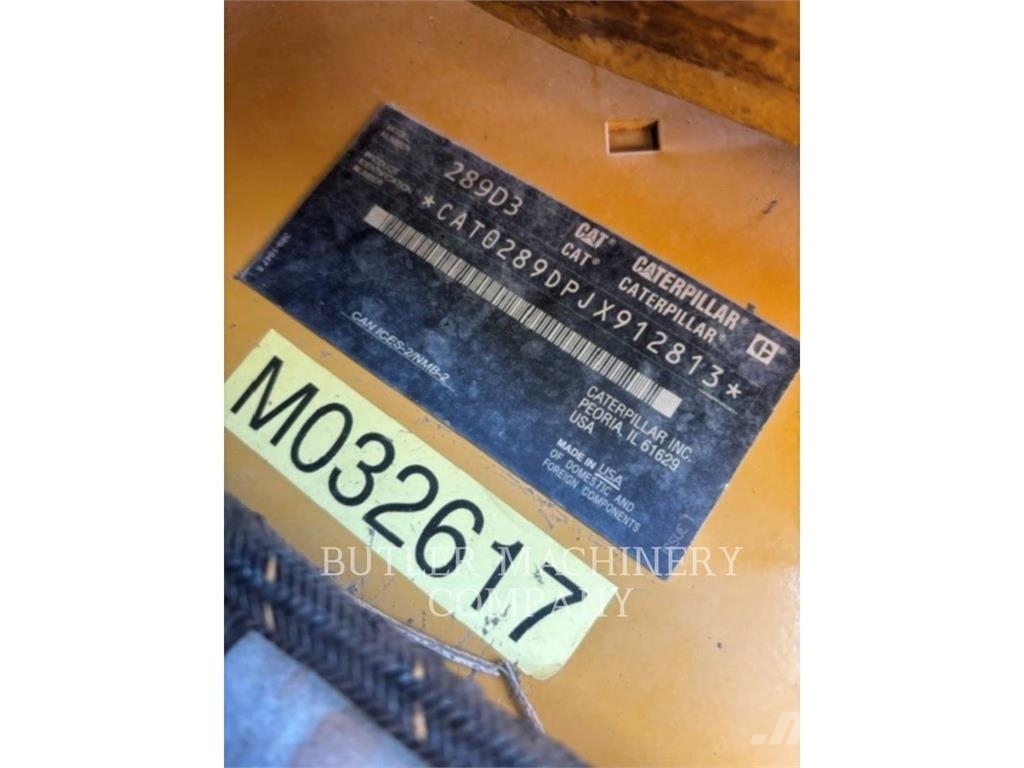 CAT 289D3 C3H2 궤도식 로우더