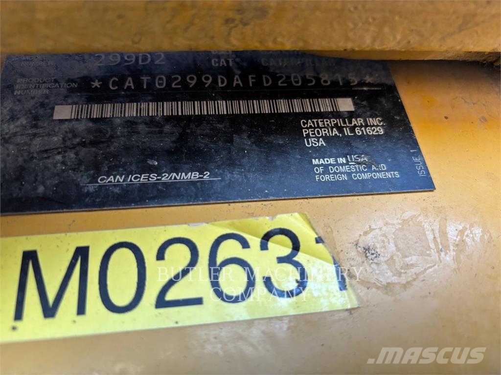CAT 299D2 C3H3 Lánctalpas homlokrakodók