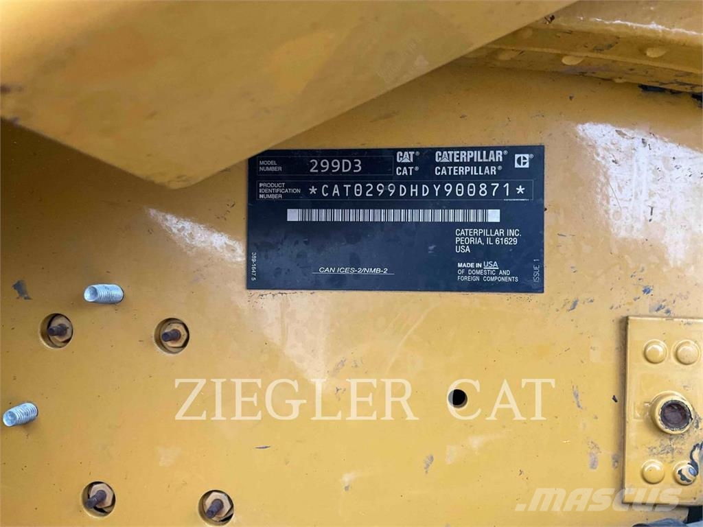 CAT 299D3 Lánctalpas homlokrakodók