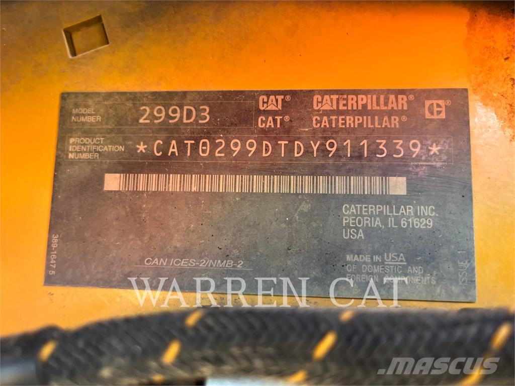 CAT 299D3 C3H2 Lánctalpas homlokrakodók