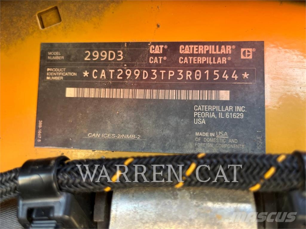 CAT 299D3 C3H2 Lánctalpas homlokrakodók