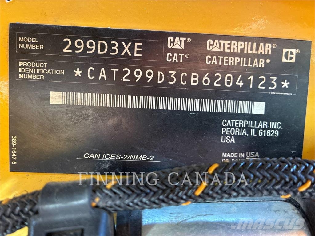 CAT 299D3 XE Lánctalpas homlokrakodók