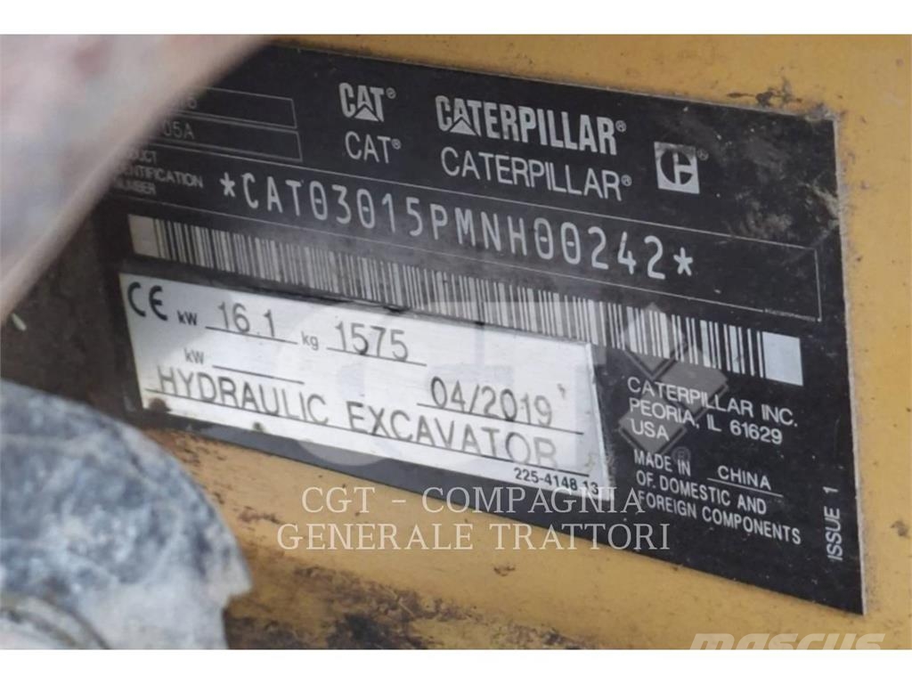 CAT 301.5 Верижен екскаватор
