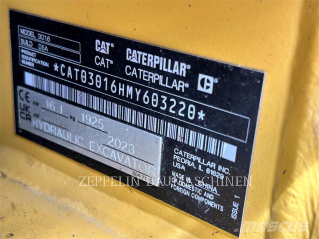 CAT 301.6-05A Bagri goseničarji