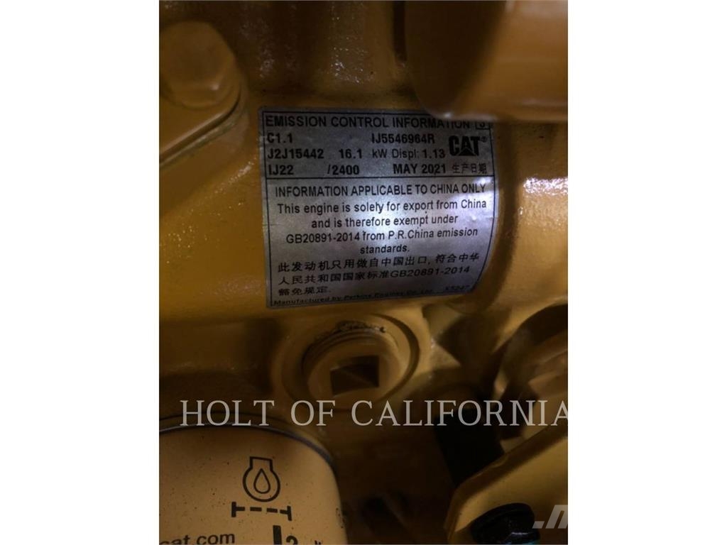 CAT 301.7 Lánctalpas kotrók
