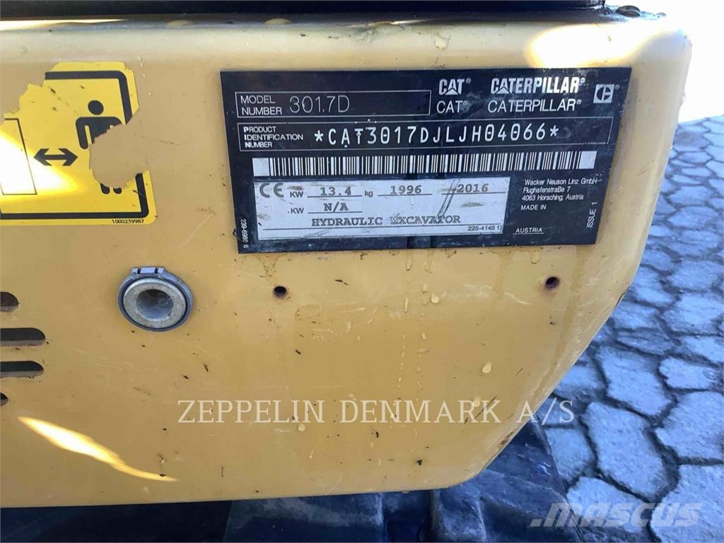 CAT 301.7D Rupsgraafmachines